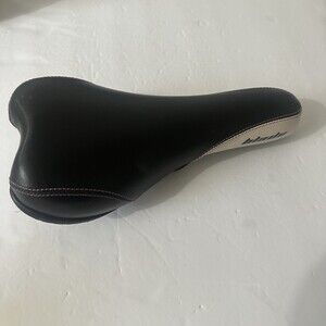 VINTAGE Blade Cionlli SADDLE, MOUNTAIN BIKE, Bicycle, BLACK White Seat Seats